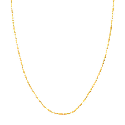 1.50mm Bead and Long Bar Chain