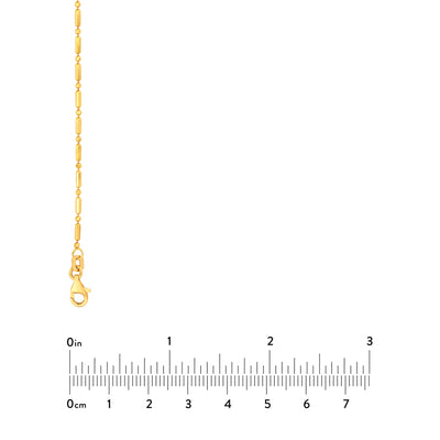 1.50mm Bead and Long Bar Chain