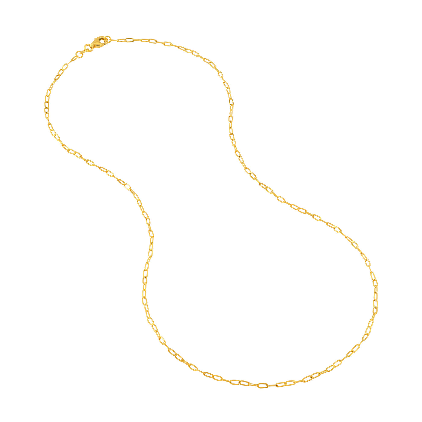 2.00mm Hammered Long Piatto Chain