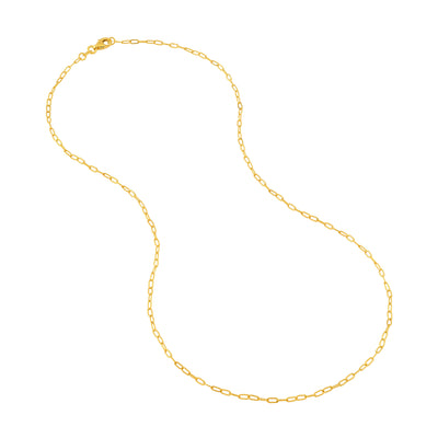 2.00mm Hammered Long Piatto Chain