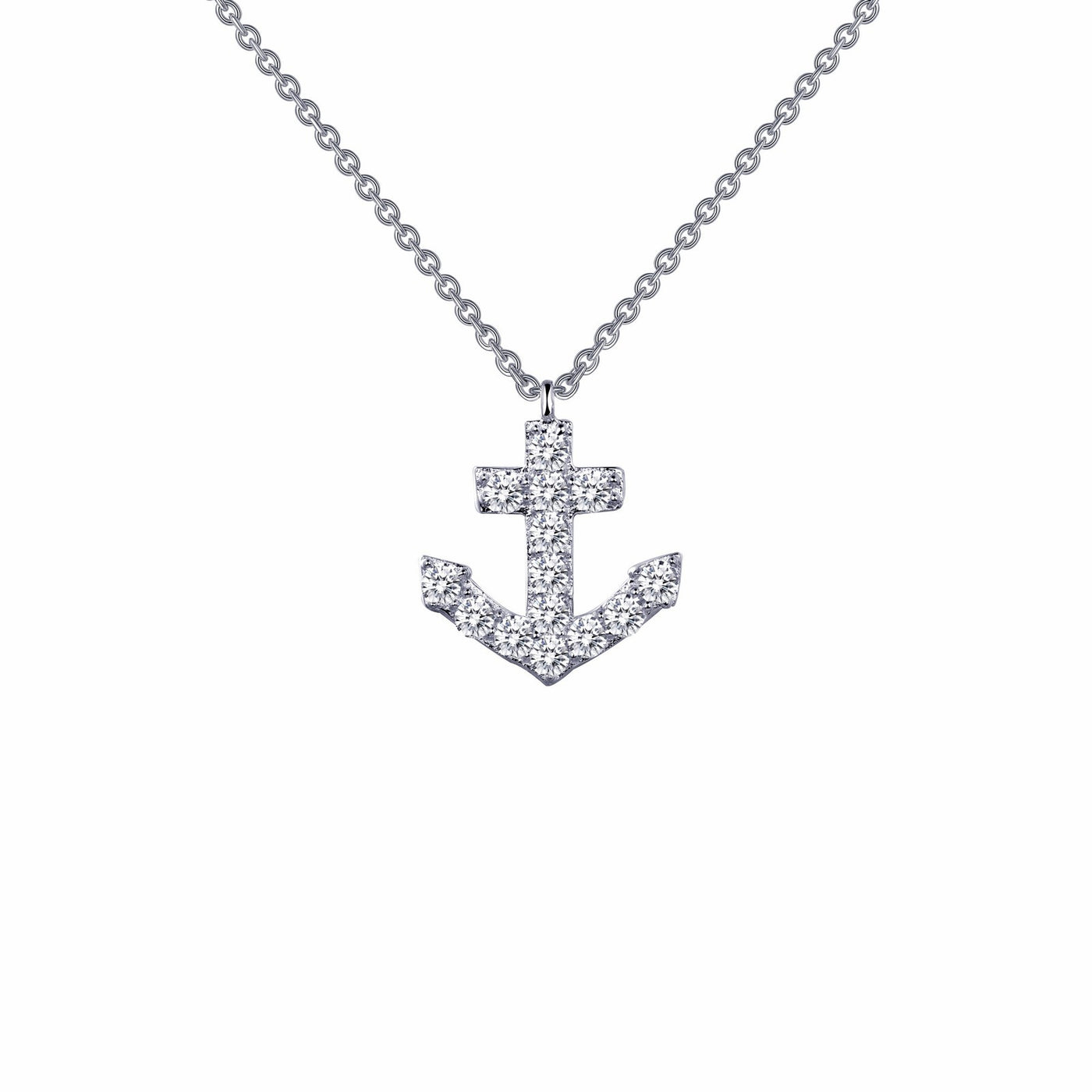 0.42 CTW Anchor Necklace
