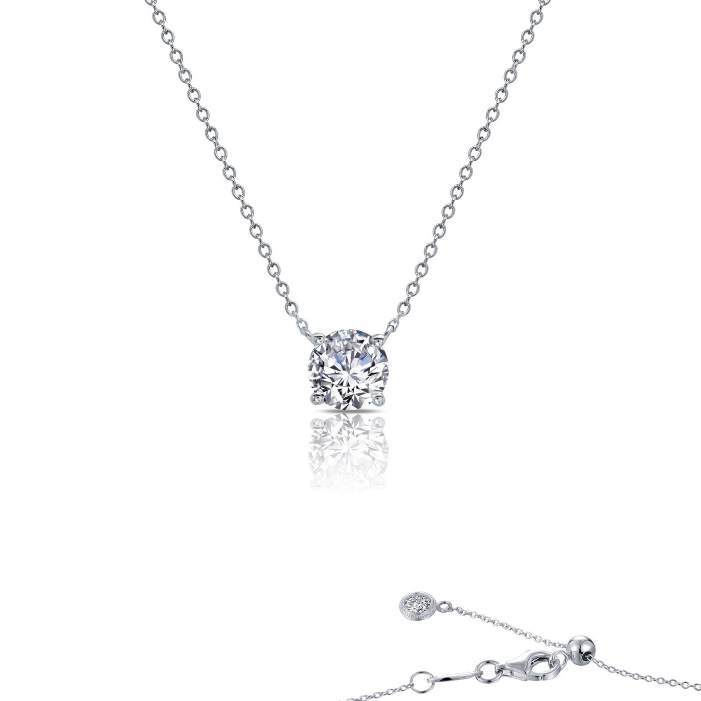 1 CTW Solitaire Necklace