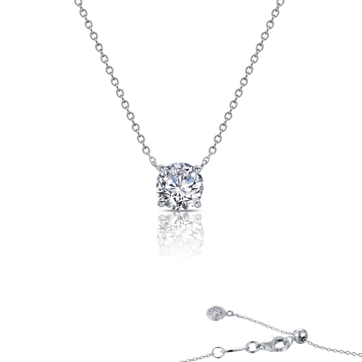 1.5 CTW Solitaire Necklace
