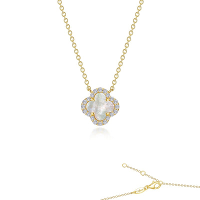 0.49 CTW Halo Necklace