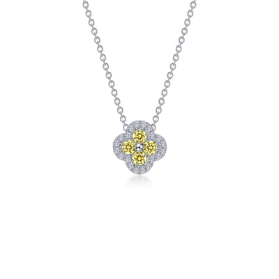 0.65 CTW Halo Necklace