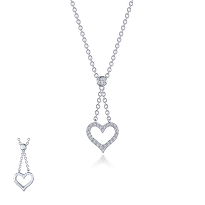Reversible Cut-Out Heart Necklace