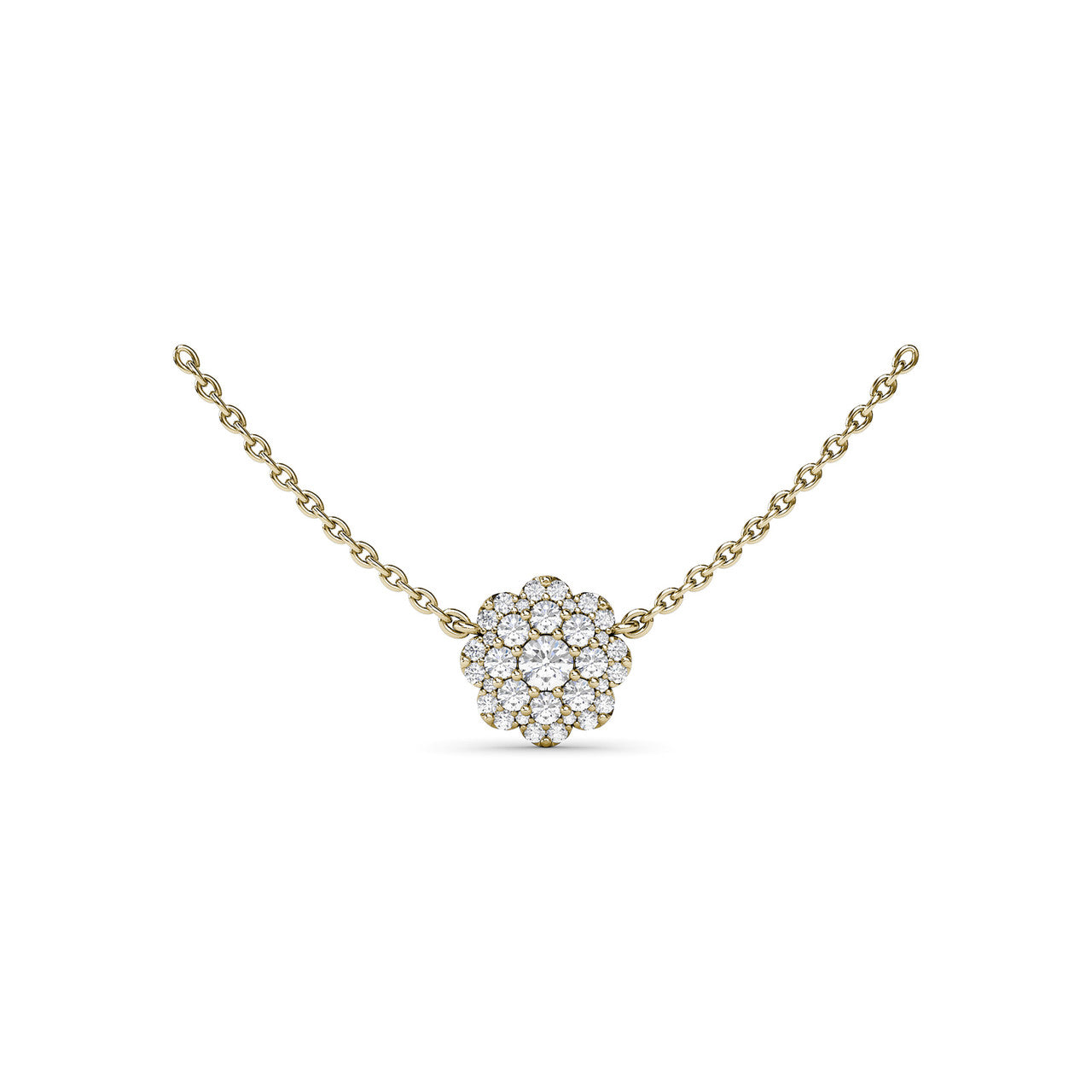 Magnolia Diamond Necklace
