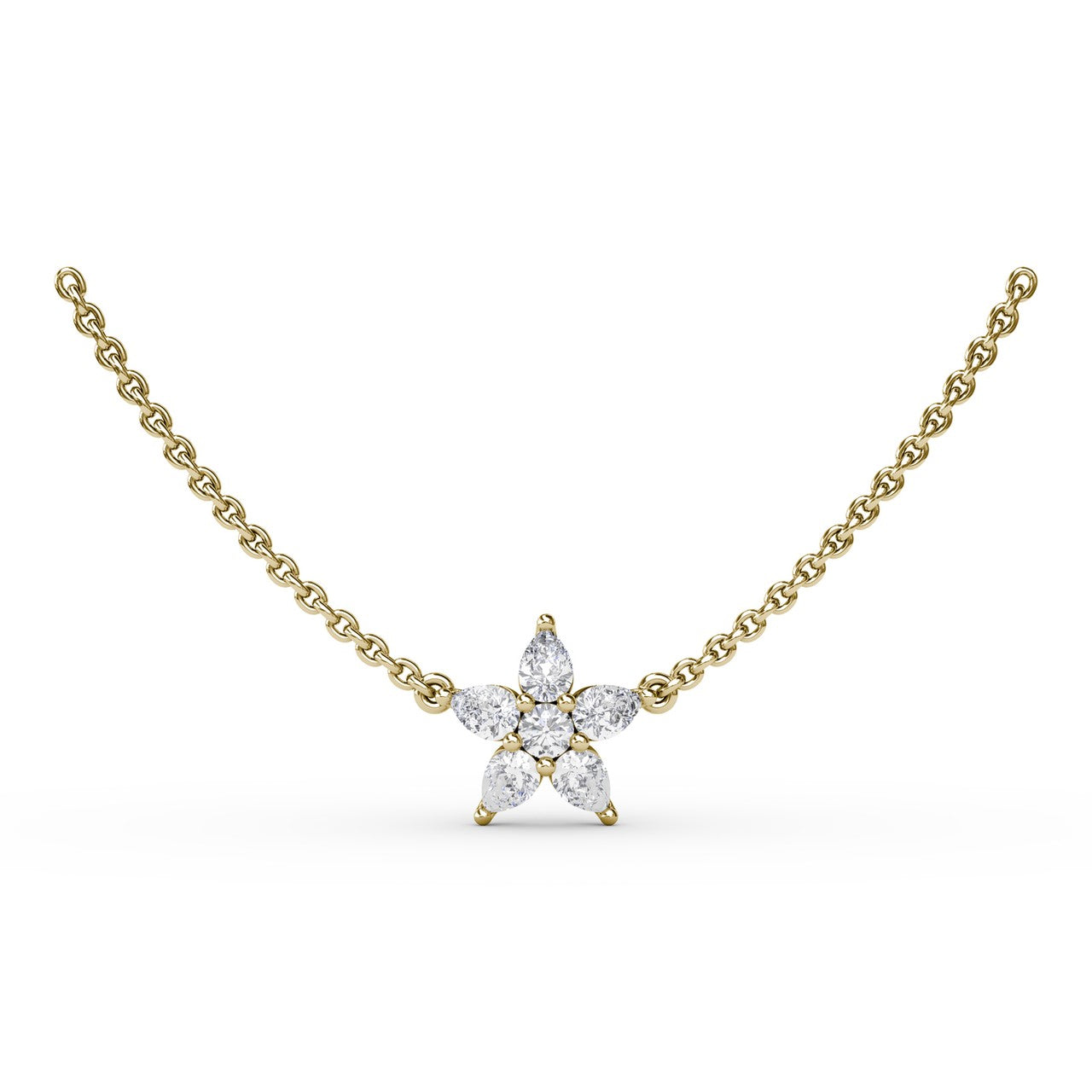 Catalina Diamond Star Necklace