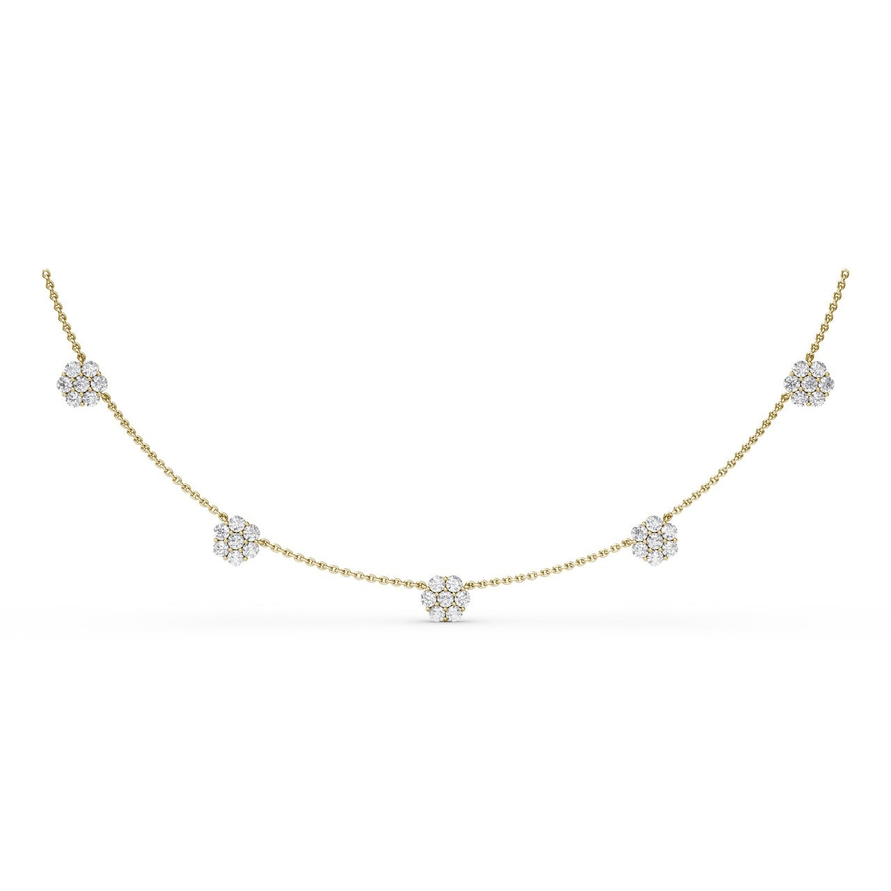Magnolia Diamond Necklace