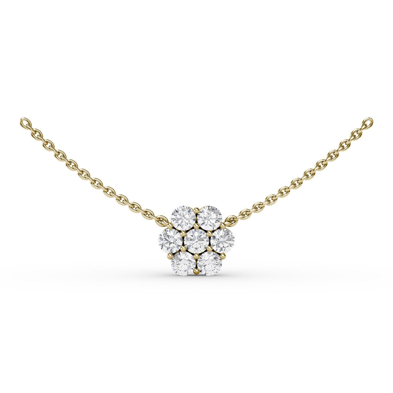 Magnolia Diamond Necklace