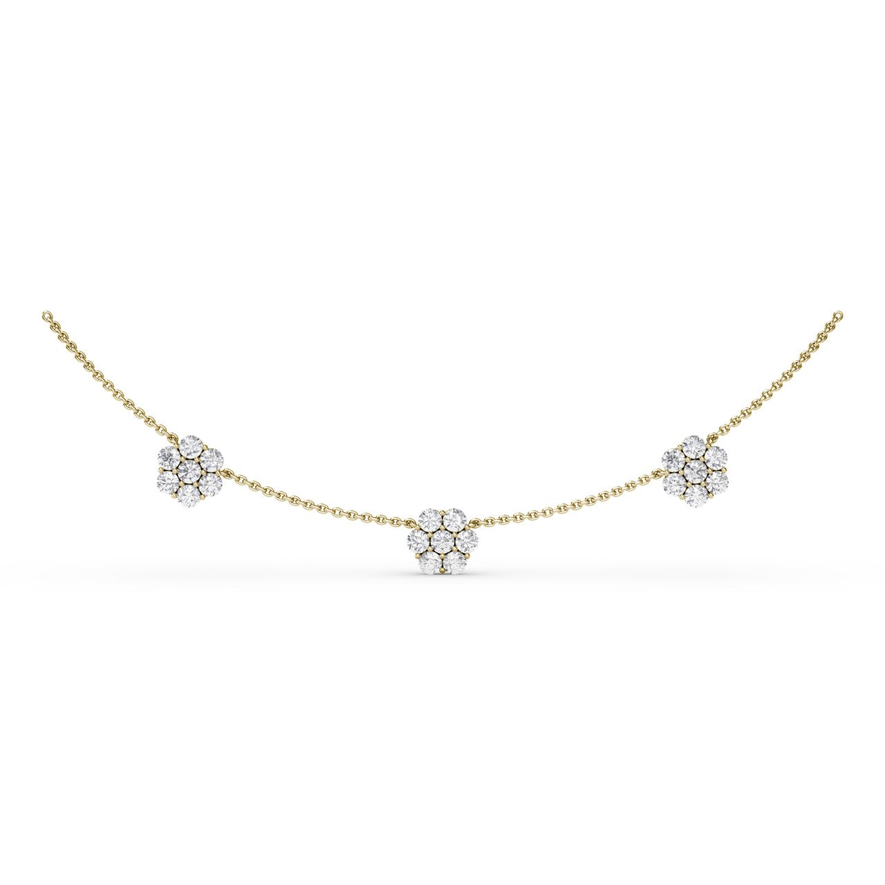 Magnolia Diamond Necklace