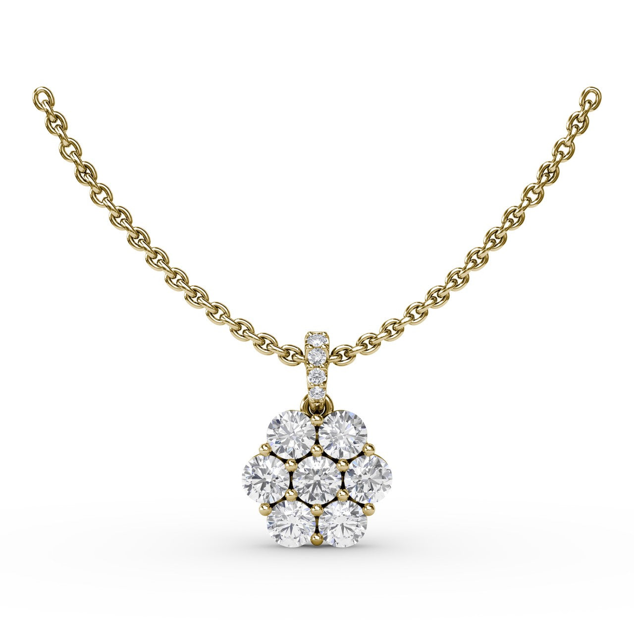 Magnolia Diamond Pendant