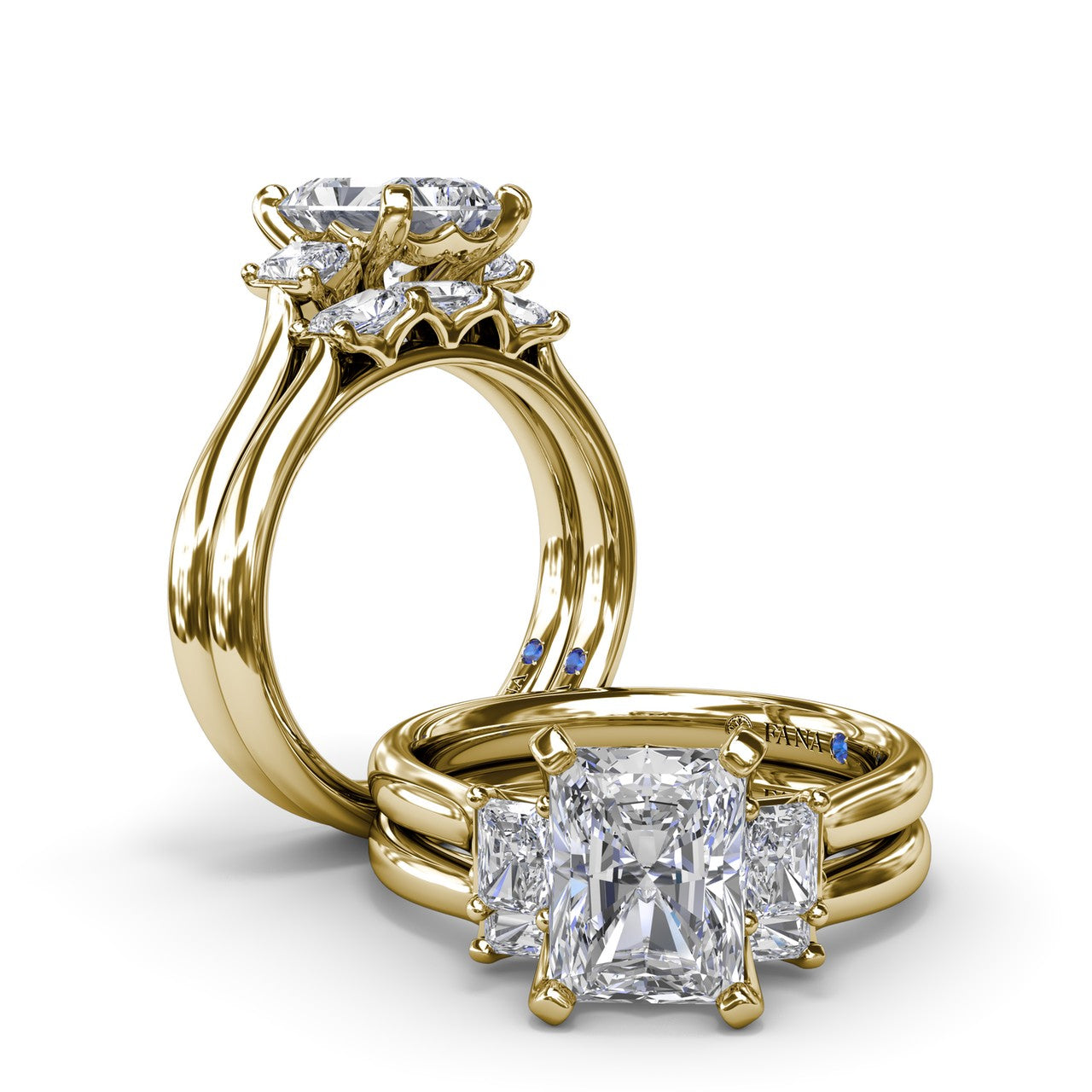 Radiant Diamond Wedding Band