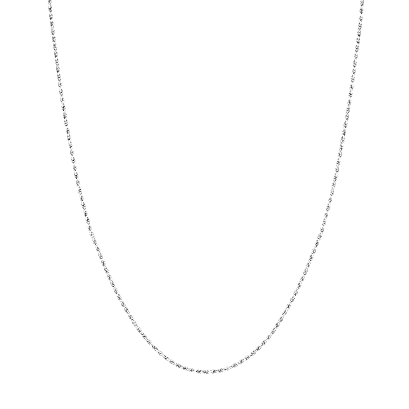 1.56mm D/C Rope Chain with Lobster Lock