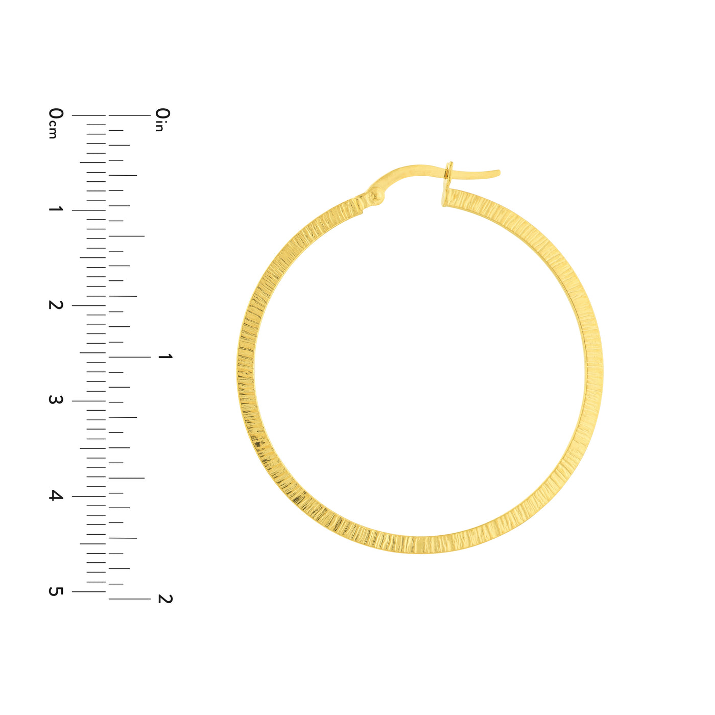 Texture Hoop Earrings