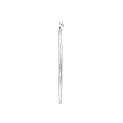 2 X 40mm DC Florentine Hoop Earrings