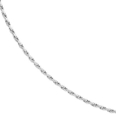 Sterling Silver 1.3mm D/C Rope Chain