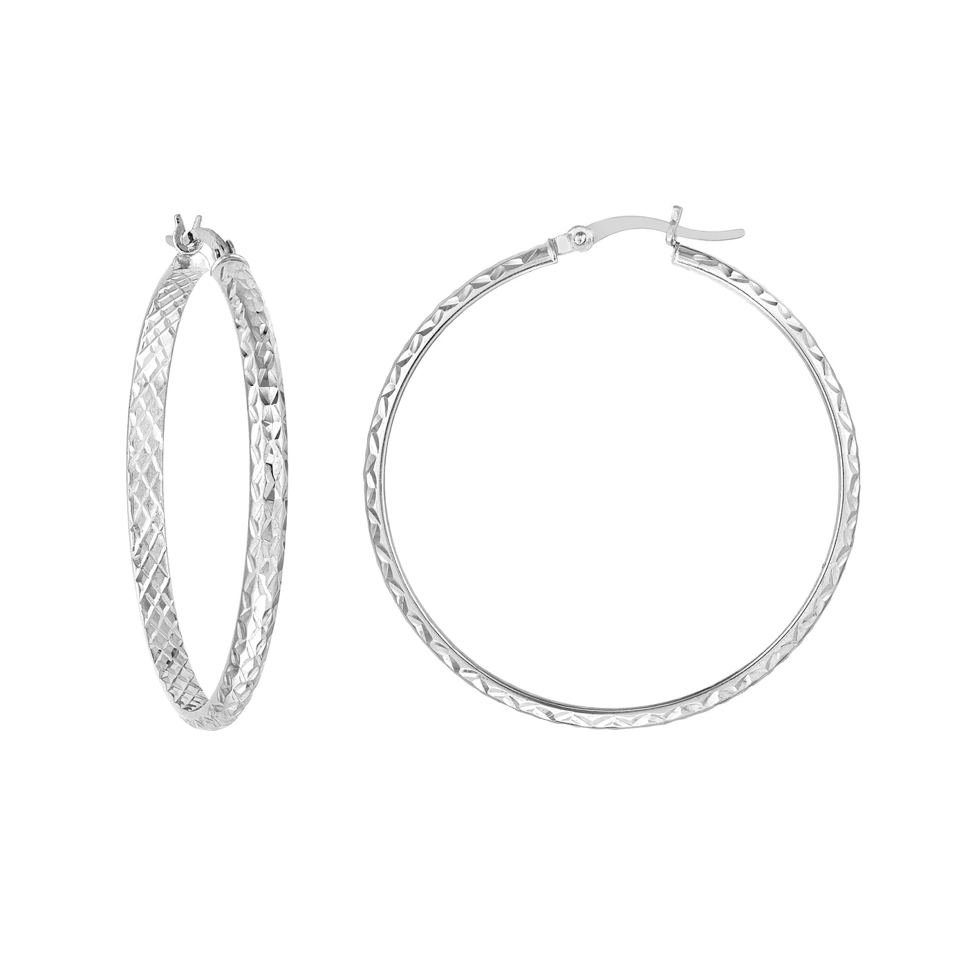 3x40 DC Inside/Out Hoop Earrings