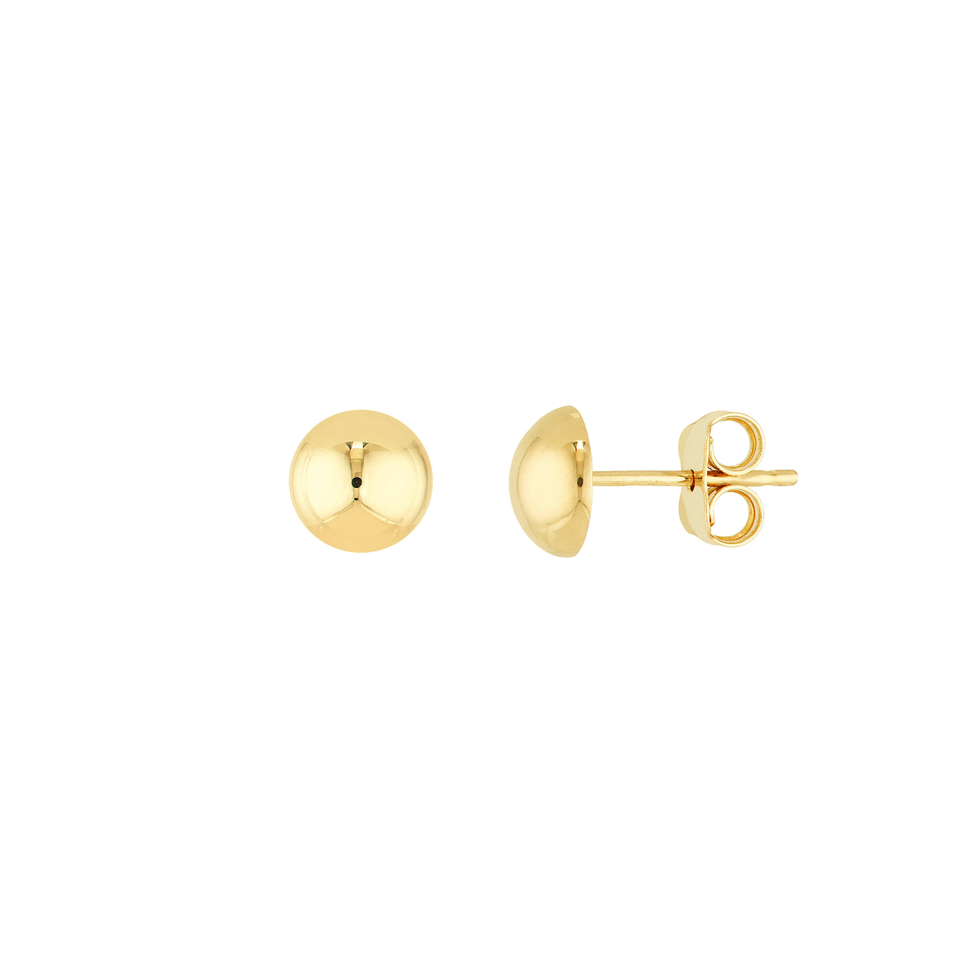 Mini Dome Stud Earrings on Post Back