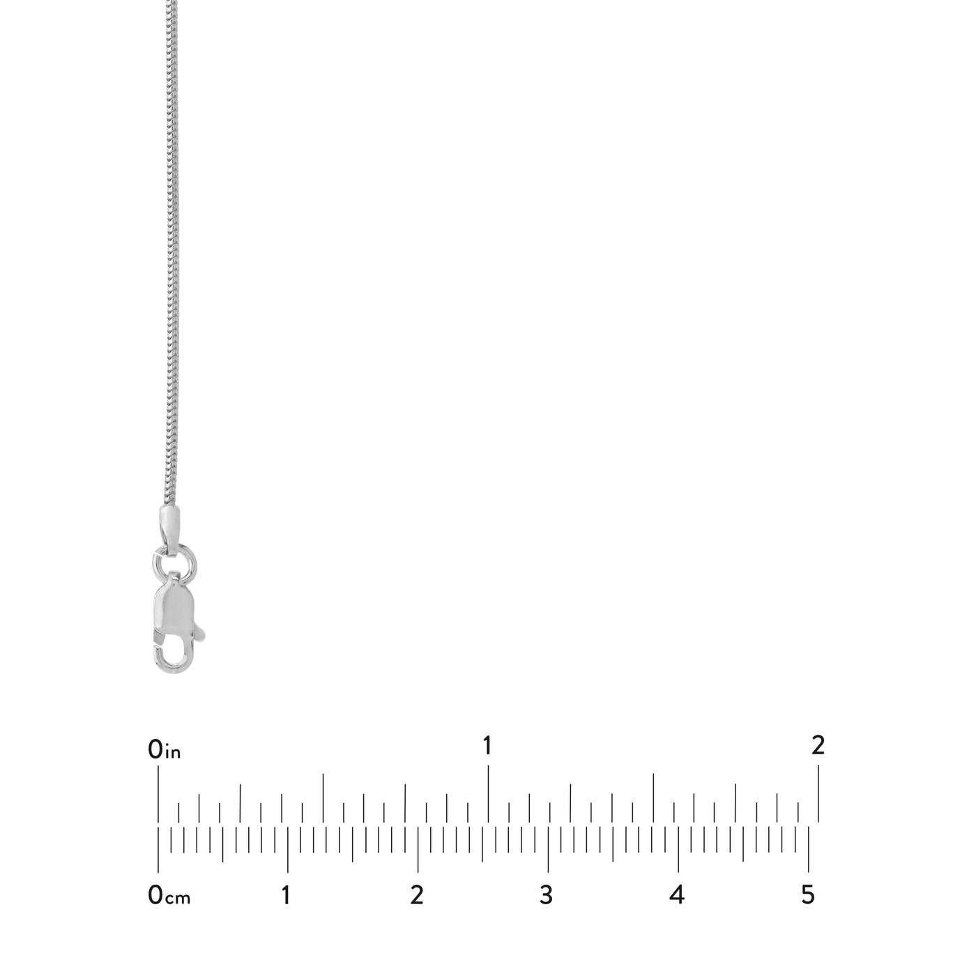Sterling Silver 1mm Snake Chain with Lobster Lock