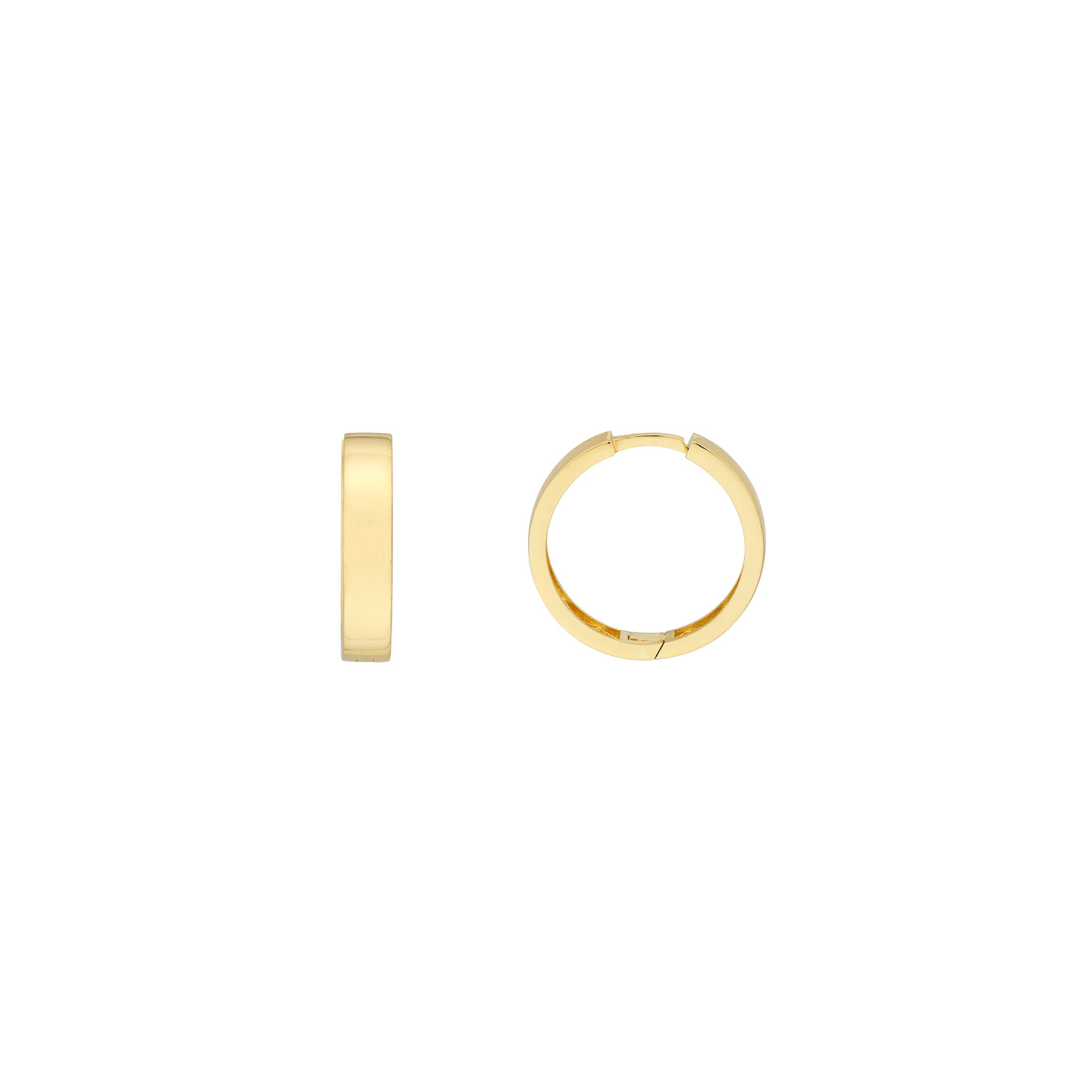 Large Round Hoop Earrings
