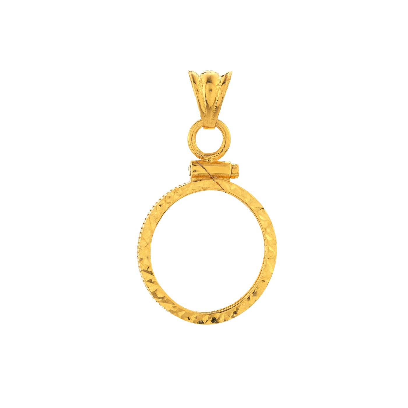 Canadian Maple Leaf 1/10 Oz Diamond Cut Bezel