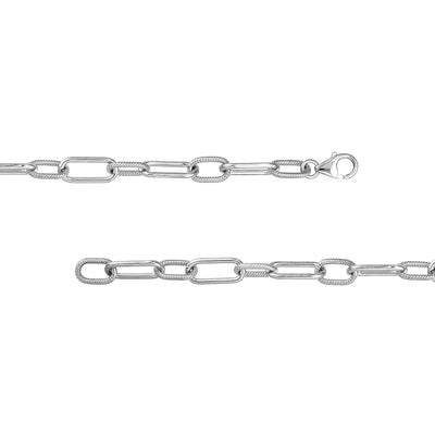 8.90mm Smooth and Twisted Paper Clip Chain