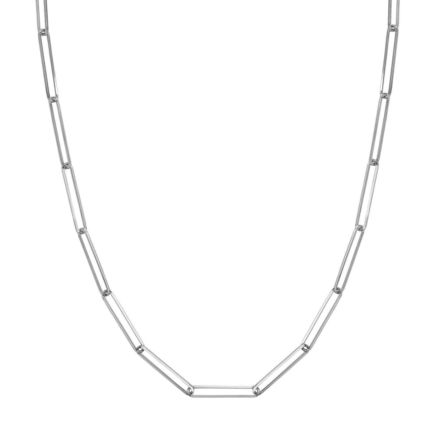 4.32mm Long Square Paper Clip Chain