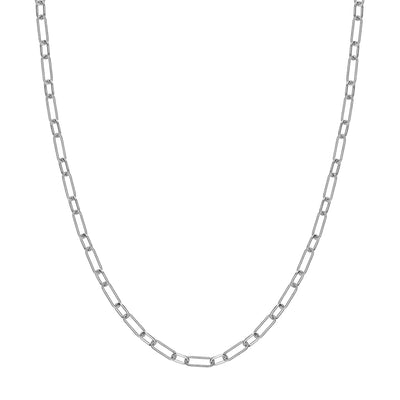 4.35mm Smooth and Twisted Paper Clip Chain