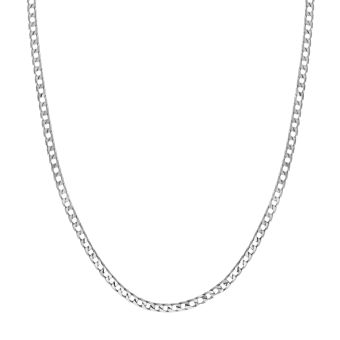 Sterling Silver 3.45mm Curb Chain