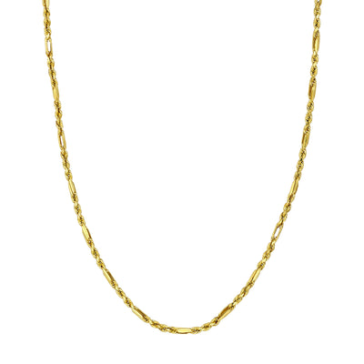 3.00mm D/C Hollow Figarope Milano Chain
