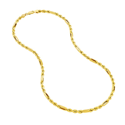 4.00mm D/C Hollow Figarope Milano Chain