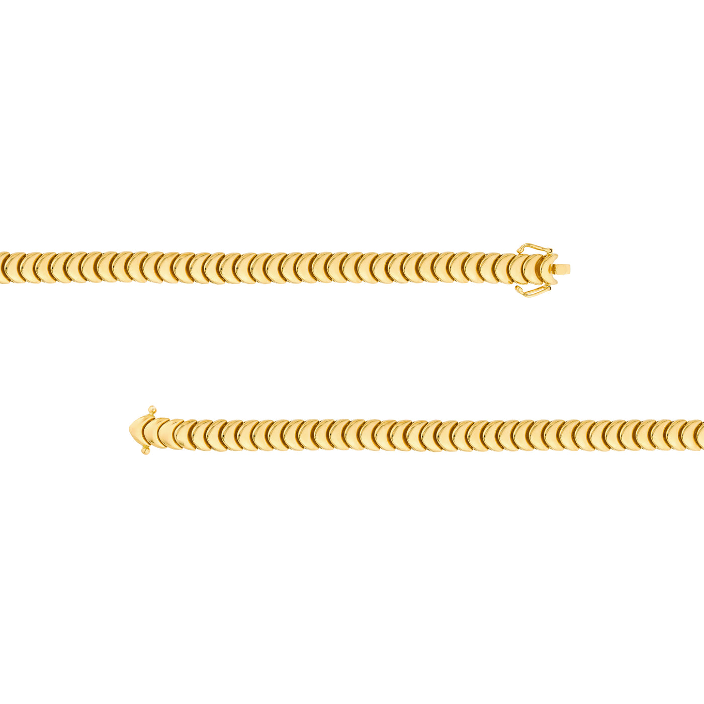 Polished Caterpillar Chain