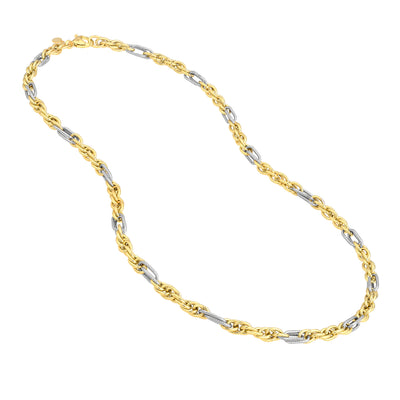 Two-Tone Mixed Rope Chain