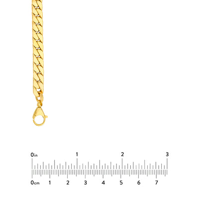 Polished Flat Curb Chain