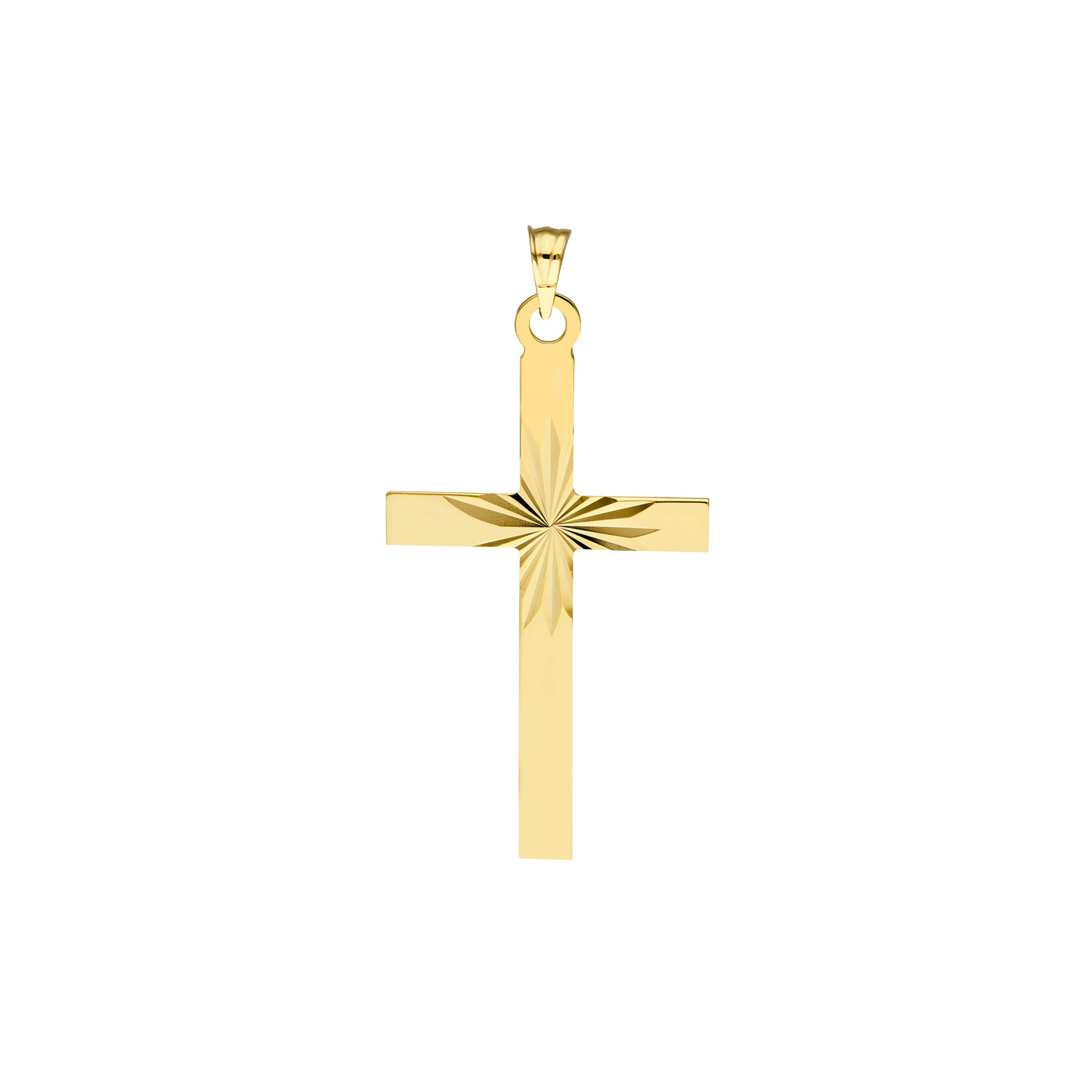 Diamond Cut Center Cross