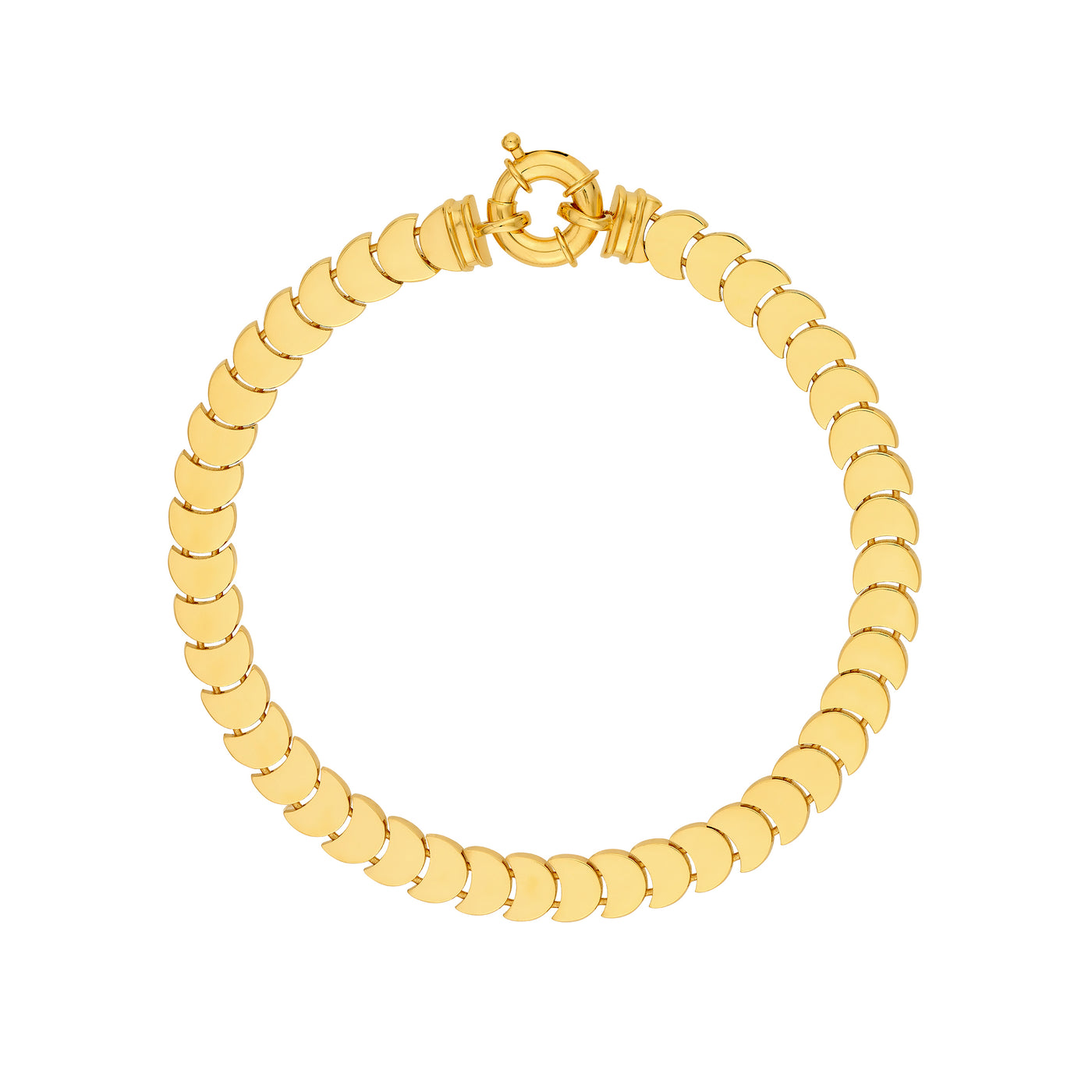 Crescent Link Bracelet