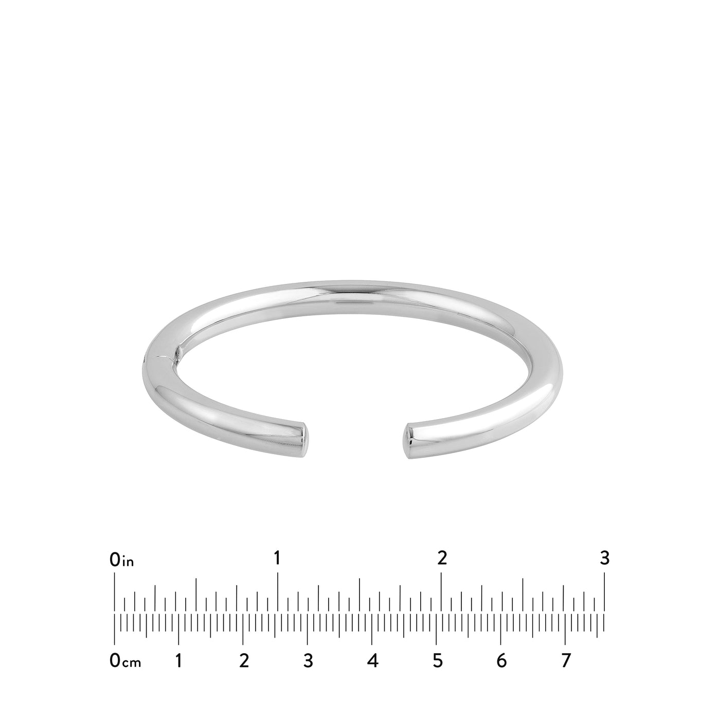 Open Polished Bangle Bracelet