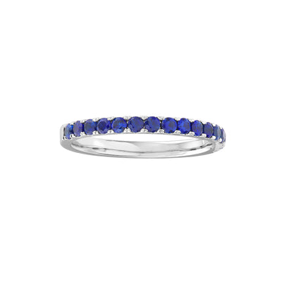 Sapphire Gemstone Stackable Band
