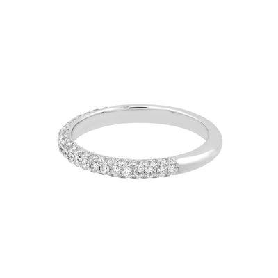 Diamond Pavé Stackable Band (5/8tcw) in White Gold
