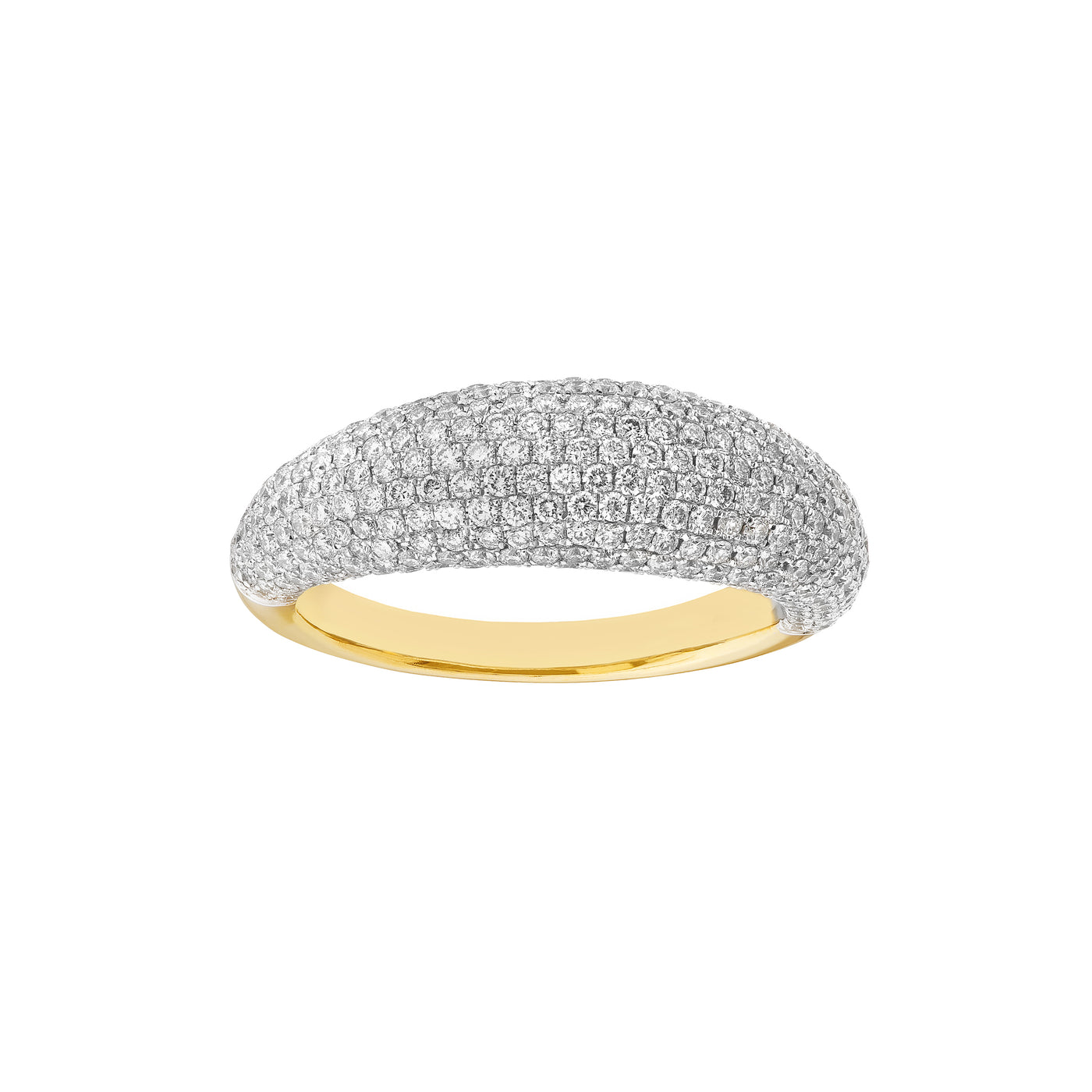 Diamond Pavé Dome Ring