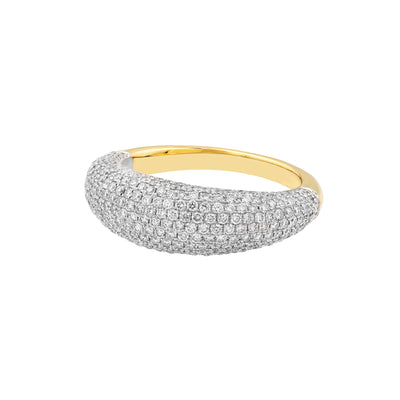 Diamond Pavé Dome Ring