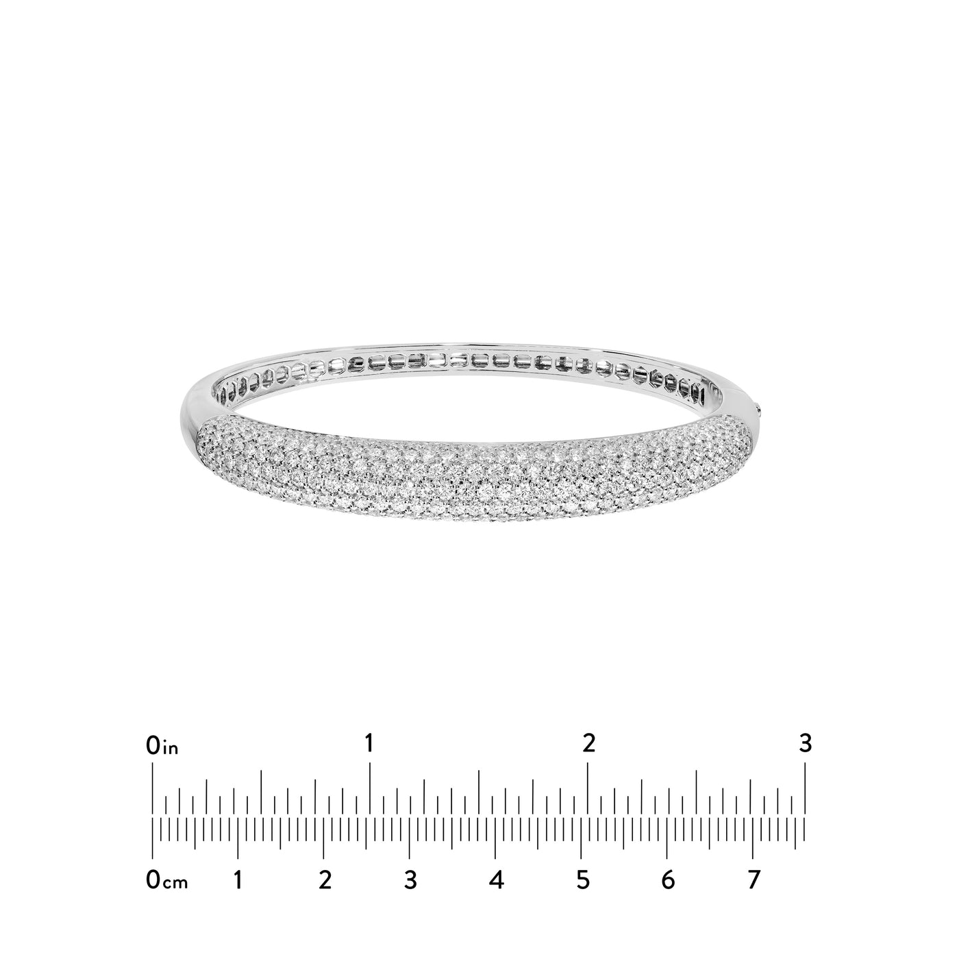 Diamond Pave Bangle (5-1/5tcw)