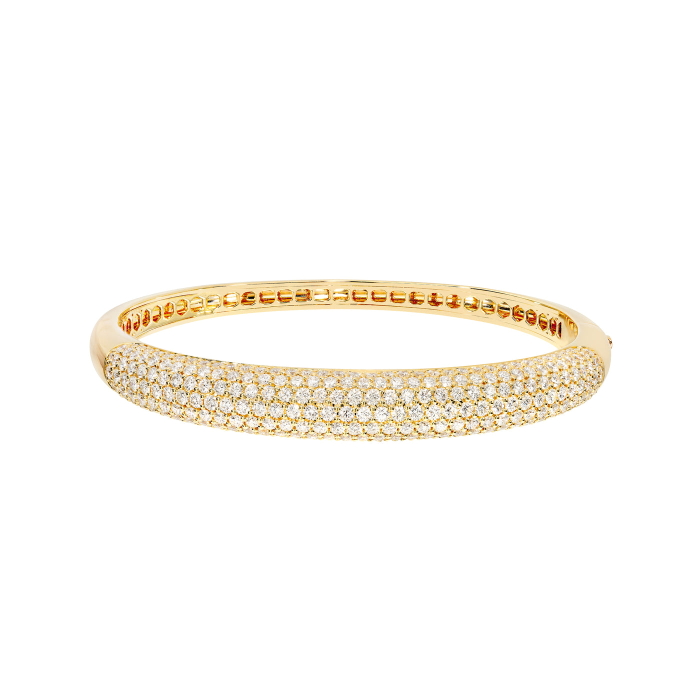 Diamond Pave Bangle (5-1/5tcw)