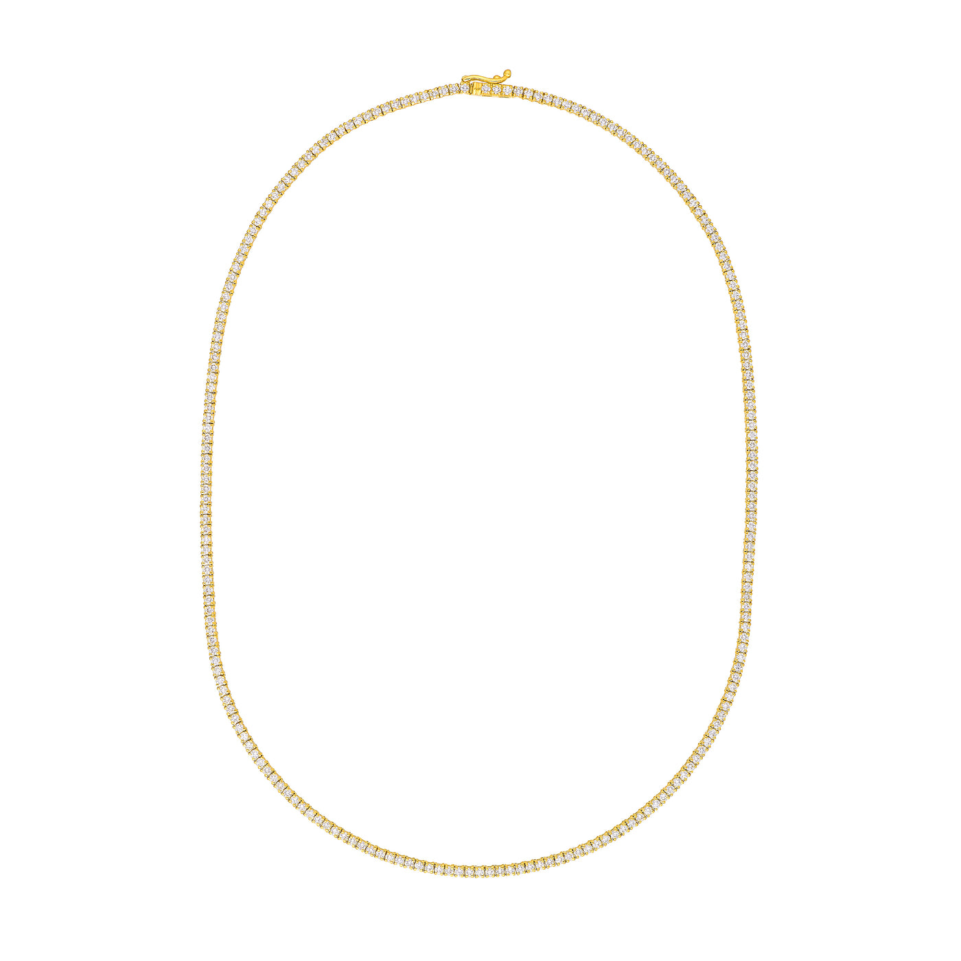 Diamond 16 Tennis Necklace (4-1/4tcw)