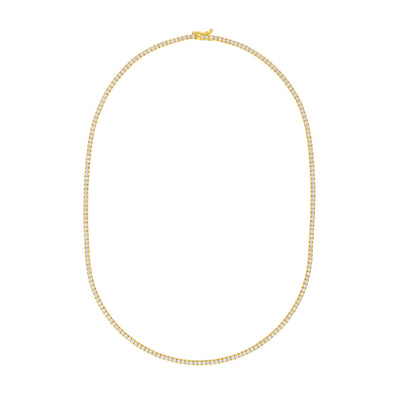 Diamond 16 Tennis Necklace (4-1/4tcw)