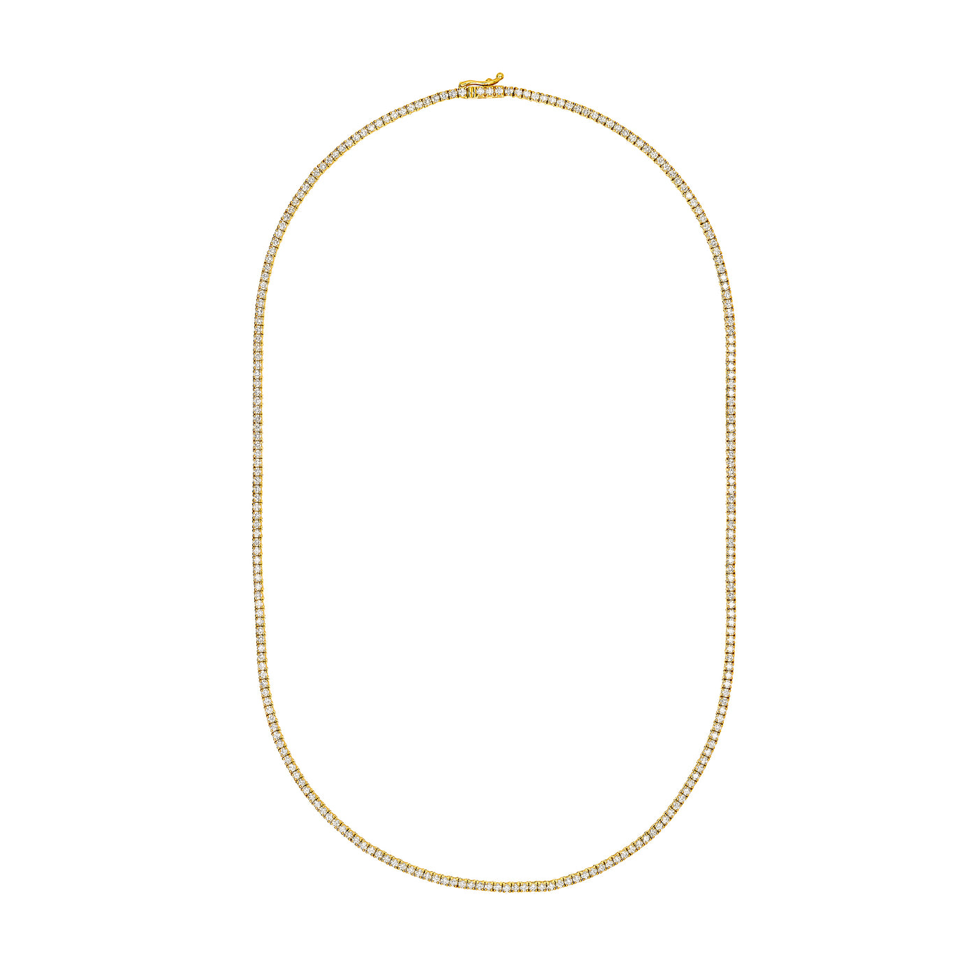 Diamond 18 Tennis Necklace (4-1/2tcw)
