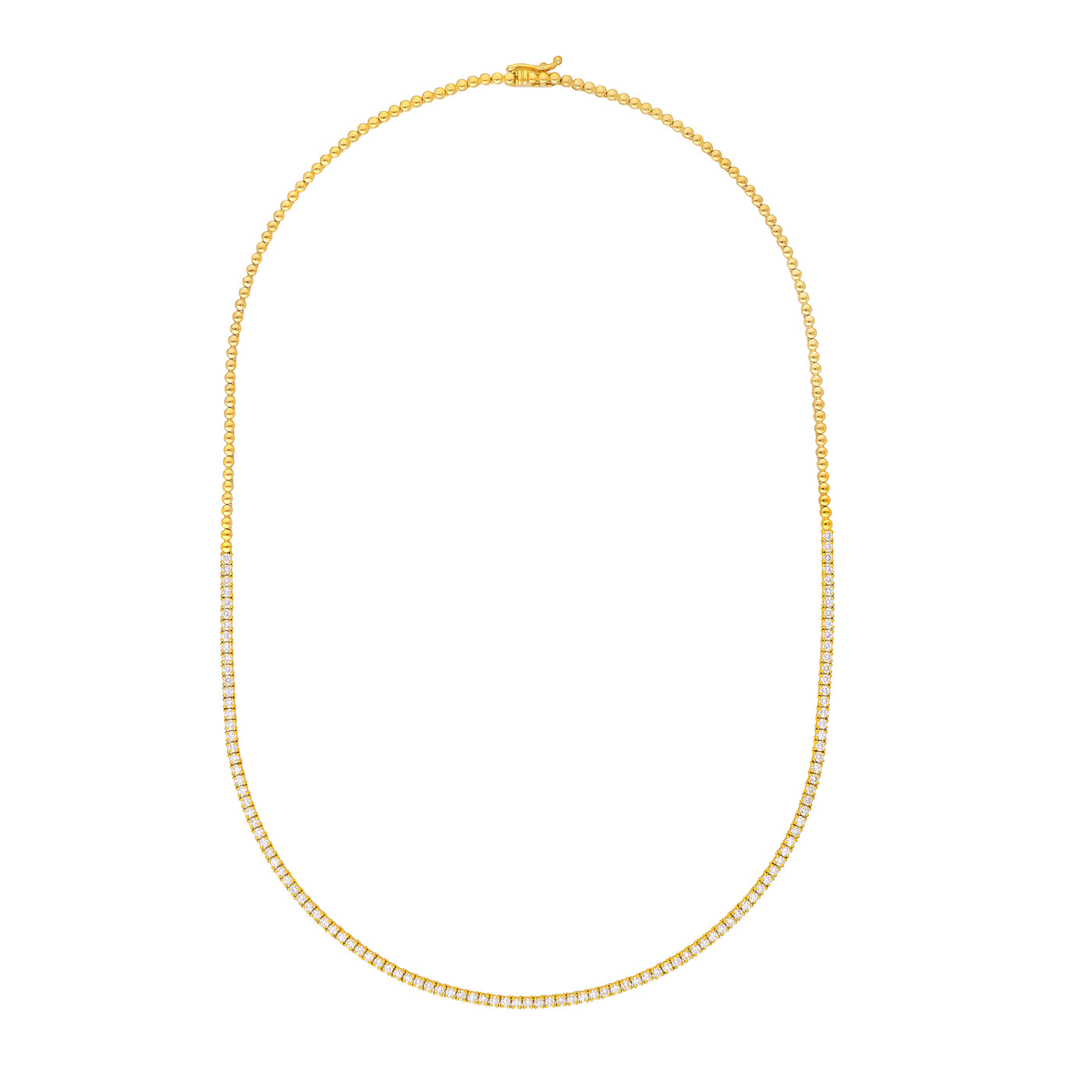 Diamond Half Tennis Necklace (2-1/8tcw)