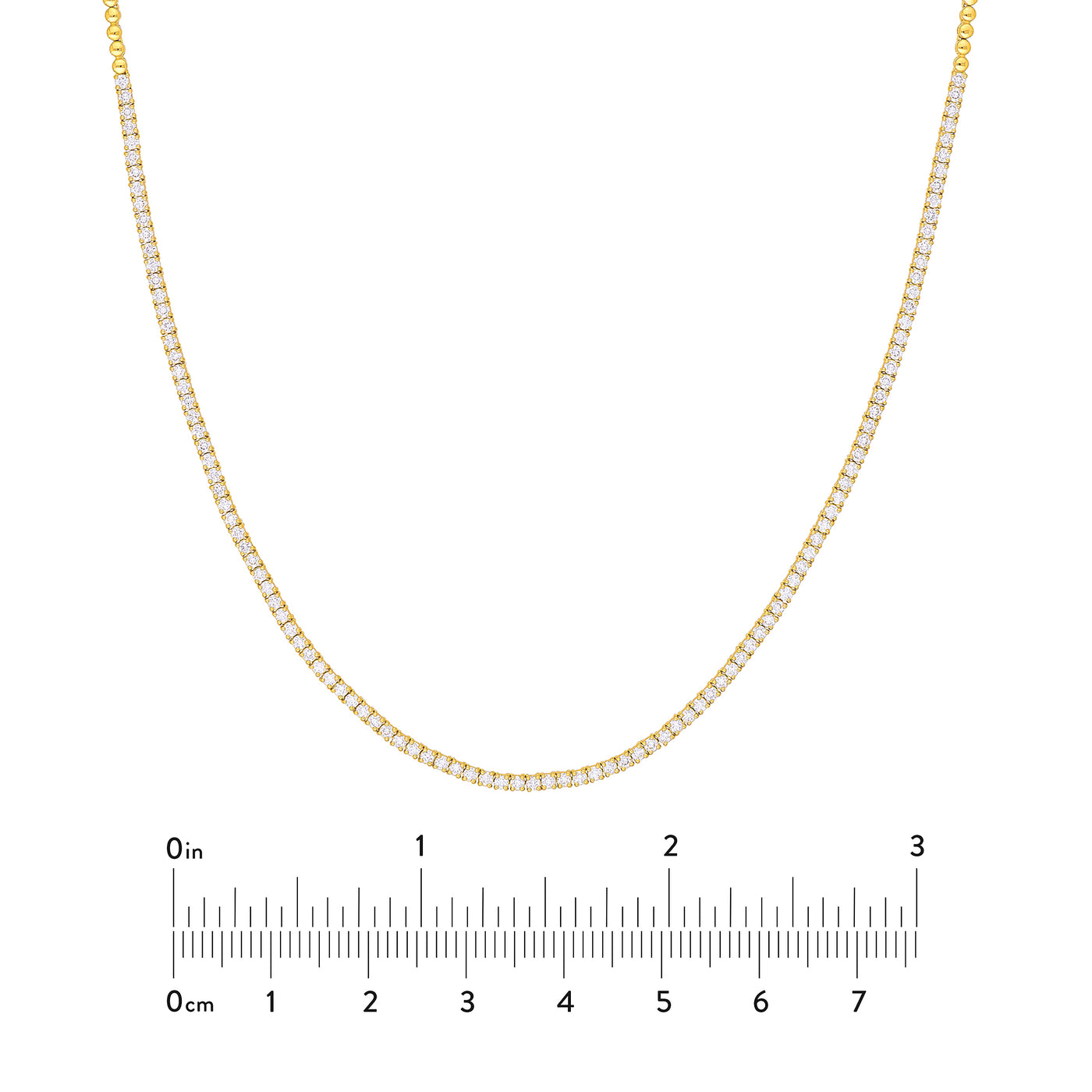 Diamond Half Tennis Necklace (2-1/8tcw)