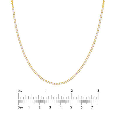 Diamond Half Tennis Necklace (2-1/8tcw)